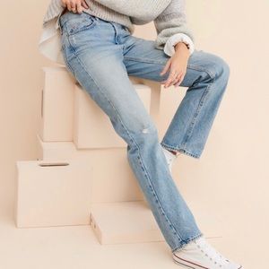 BDG slim stacked jeans